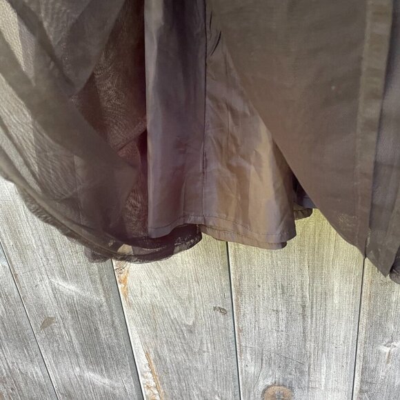 eShakti Formal Black A-Line Skirt Womens Size S/4 Whimsigoth Fairycore Ballet - Picture 5 of 12